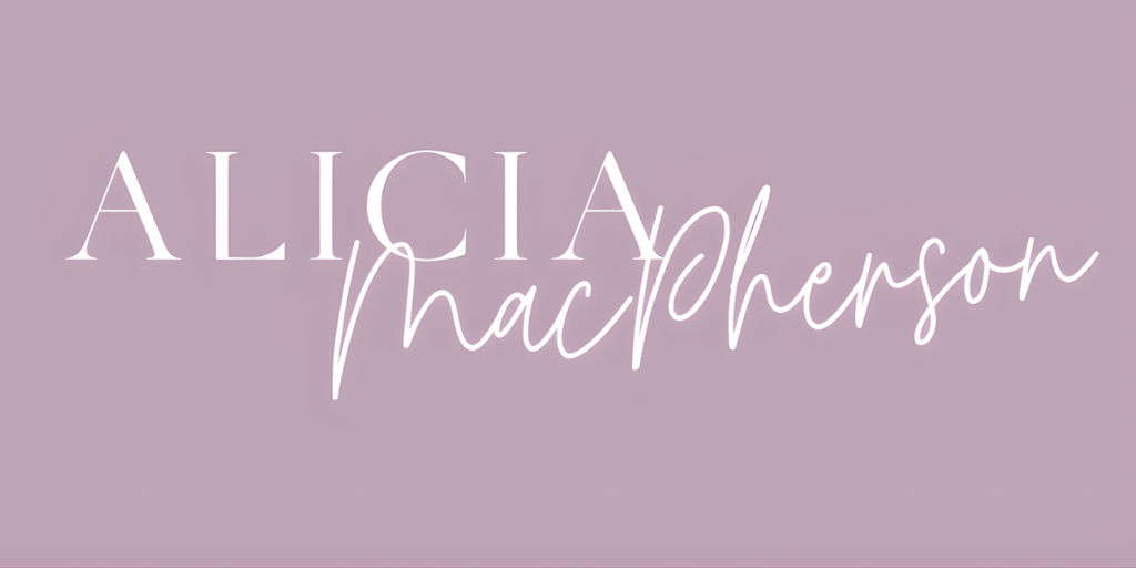 "Logo of Dr. Alicia MacPherson, promoting her 'Sync to Release' method for hormone-driven weight loss and wellness."