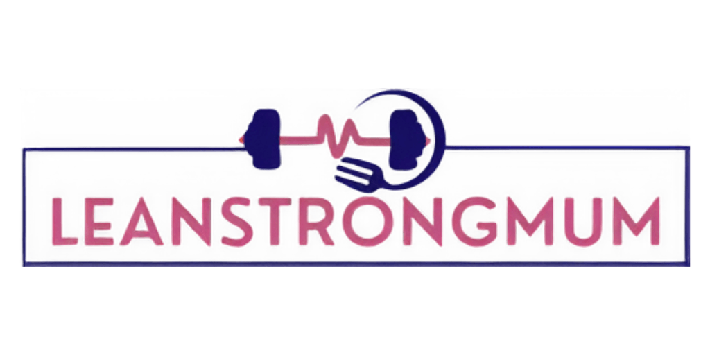 "LeanStrongMum logo, empowering mums over 35 with strength training and sustainable fitness solutions to boost health and confidence."