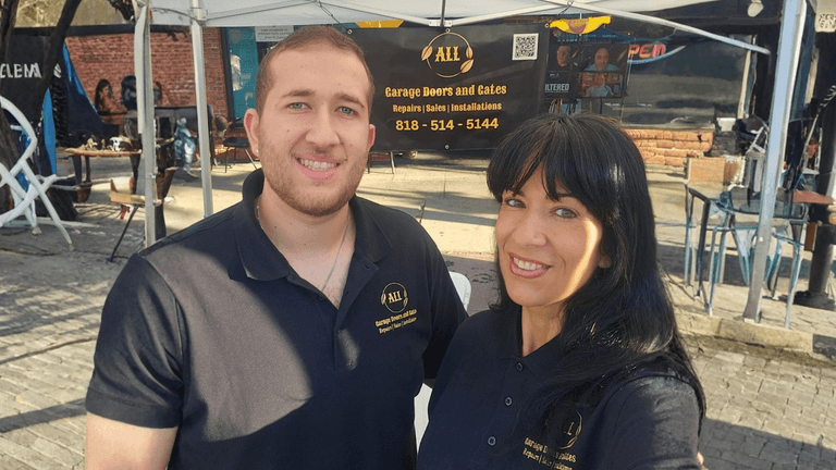 "Danit Shapiro, founder of All Garage Doors and Gates, empowering her family-run business with expert service and a personal touch."