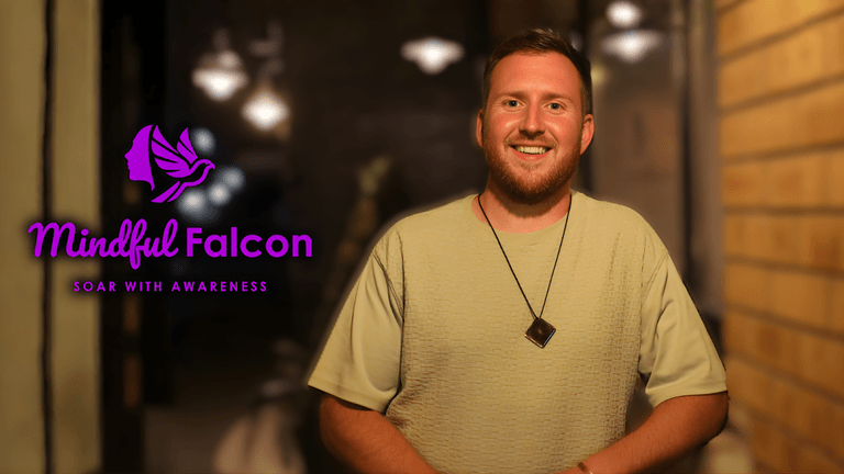 "David Falconer, founder of Mindful Falcon, offers intuitive coaching that empowers women through emotional intelligence, energy work, and transformation."