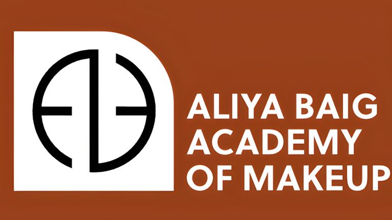 Logo of Aliya Baig Academy of Makeup, symbolizing a world-class institution in makeup education with a focus on standards