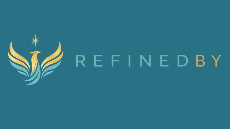 RefinedBy logo featuring a stylized phoenix on a teal background.