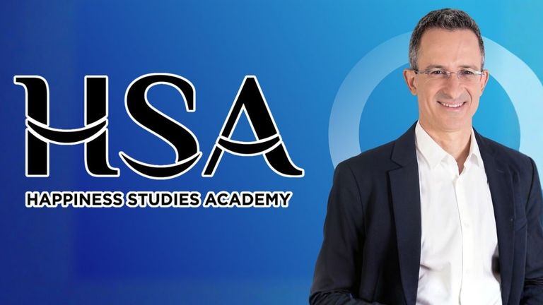 Dr. Tal Ben-Shahar, founder of Happiness Studies Academy (HSA), promoting the SPIRE model for organizational wellbeing.