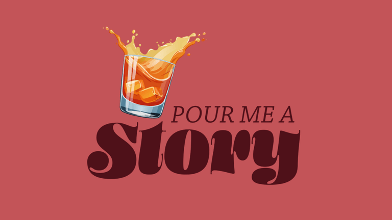 Logo for Pour Me a Story podcast, hosted by Deborah DeFrancesco, blending humor, authenticity, and inspiring storytelling.