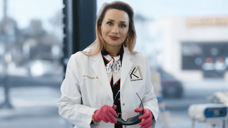 Dr. Katayoun Motlagh, founder of Kat Motlagh’s Health Clinics, leads with a holistic approach blending family medicine and aesthetic care.