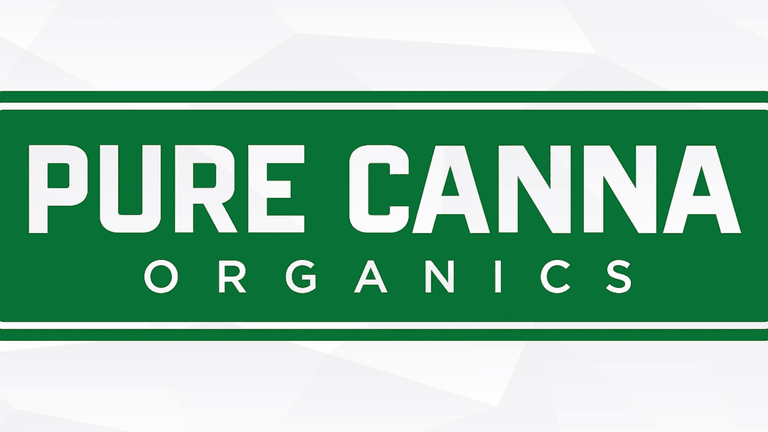 "Pure Canna Organics logo, representing natural wellness and high-quality, lab-tested CBD products."