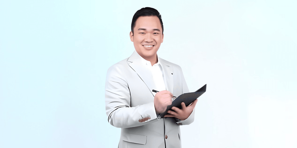 Portrait of Kenny Nai, Singapore’s Best Youth Mentor 2026, empowering future leaders through innovative, accredited programs and mentorship.