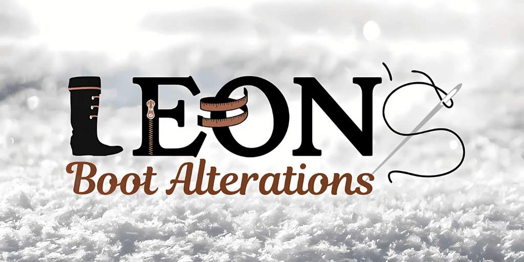 "Logo of Leon’s Boot Alterations, specializing in custom boot fittings for comfort and style, offering expert alterations and repair."