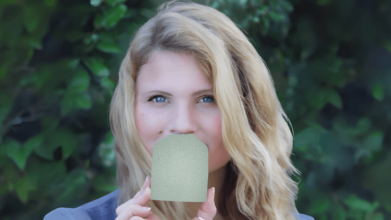 The image features Nicole Boshell, founder of Natural Desires Soap Company, showcasing her passion for natural skincare and authenticity.