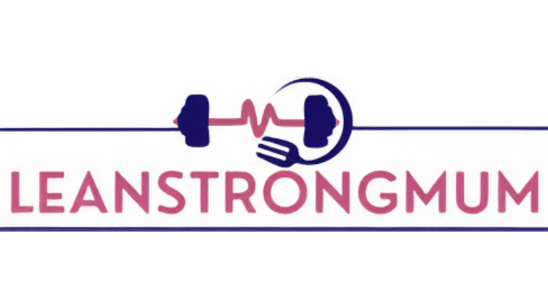 "LeanStrongMum logo, empowering mums over 35 with strength training and sustainable fitness solutions to boost health and confidence."