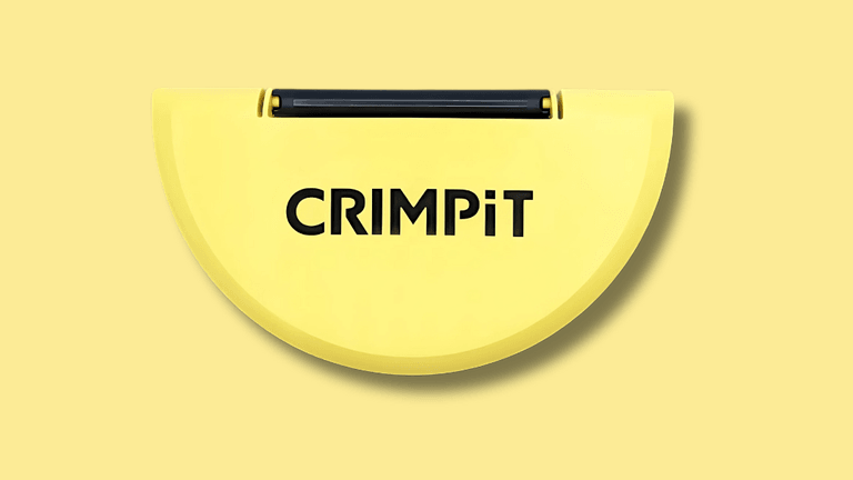 Image ALT Text Generator said: CRIMPiT: The simple, mess-free gadget for sealing and toasting delicious, creative snacks in minutes.