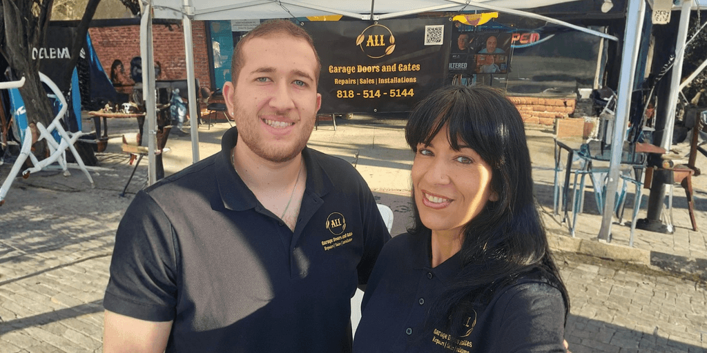 "Danit Shapiro, founder of All Garage Doors and Gates, empowering her family-run business with expert service and a personal touch."