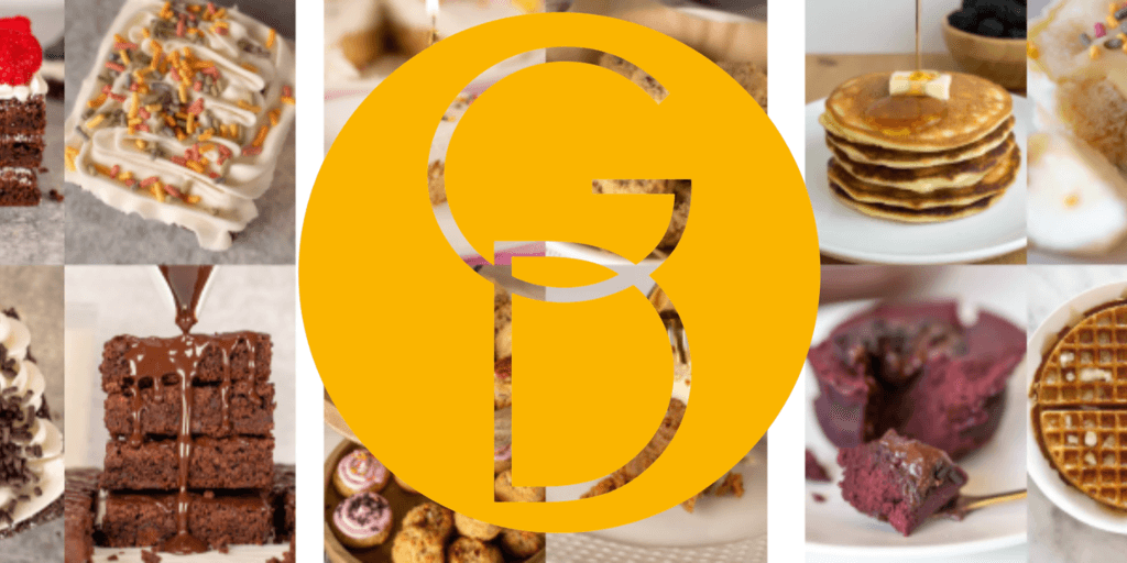 "Good Dee’s logo with a selection of delicious, healthy, low-carb, sugar-free treats, representing the company's commitment to healthier eating."