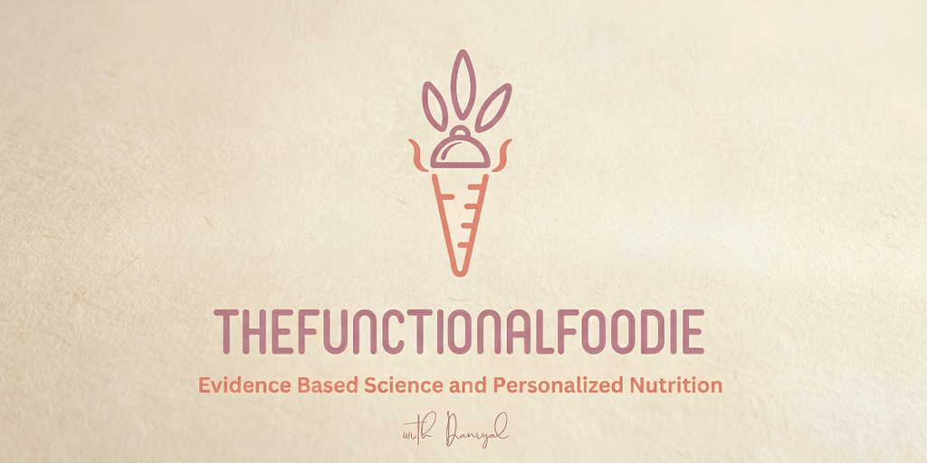 Logo for The Functional Foodie featuring a carrot and text about personalized nutrition.