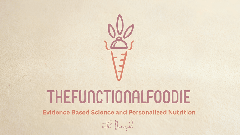 Logo for The Functional Foodie featuring a carrot and text about personalized nutrition.