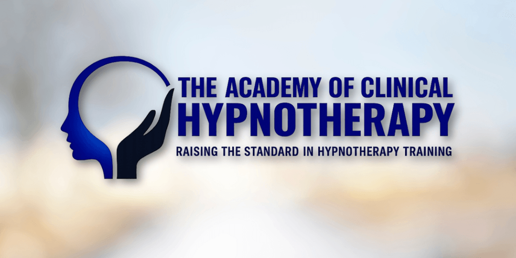 Logo of The Academy of Clinical Hypnotherapy emphasizing hypnotherapy training standards