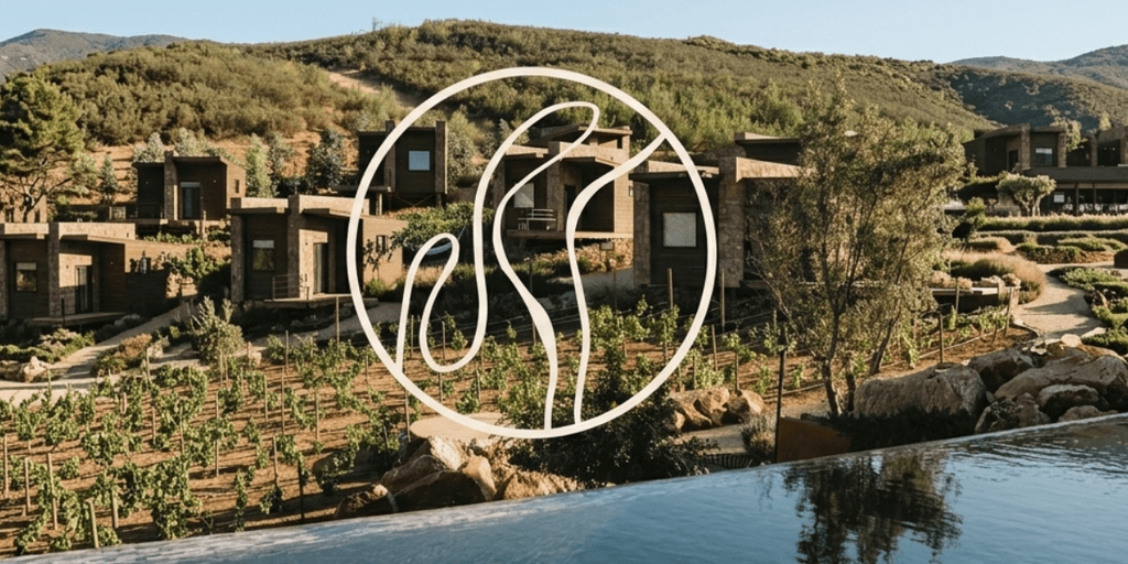 Luxury boutique resort nestled among vineyards in Valle de Guadalupe, Baja California.