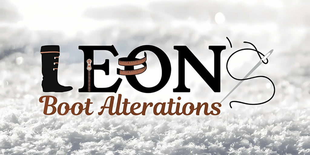 "Logo of Leon’s Boot Alterations, specializing in custom boot fittings for comfort and style, offering expert alterations and repair."