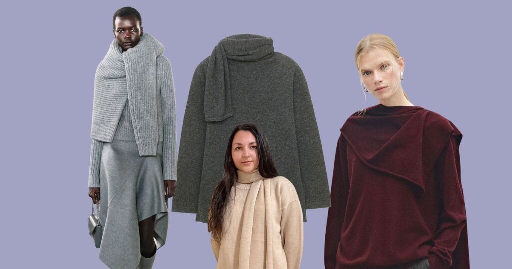 Top Picks For Cozy Scarf Sweaters To Keep You Warm