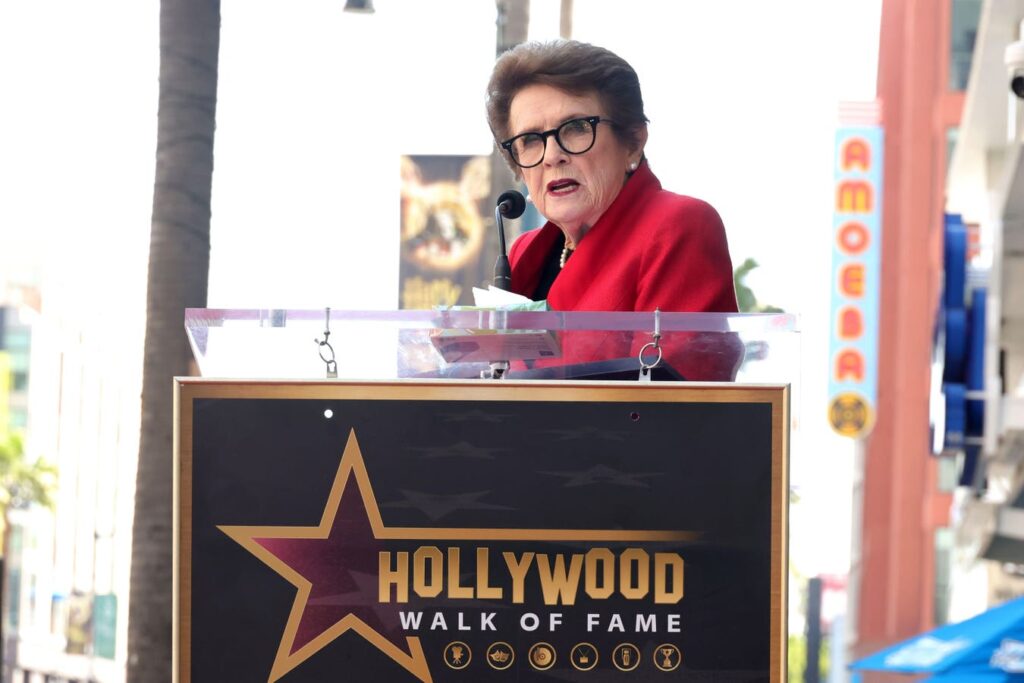 Billy jean king: a champion for equality on the walk