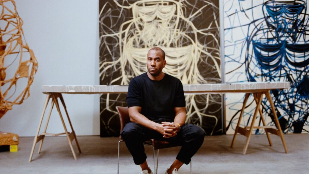 Rashid johnson unveils profound solo exhibition at the guggenheim rotunda