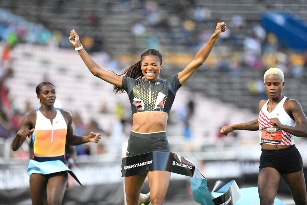 Trailblazer on track: gabby thomas' grand slam victory