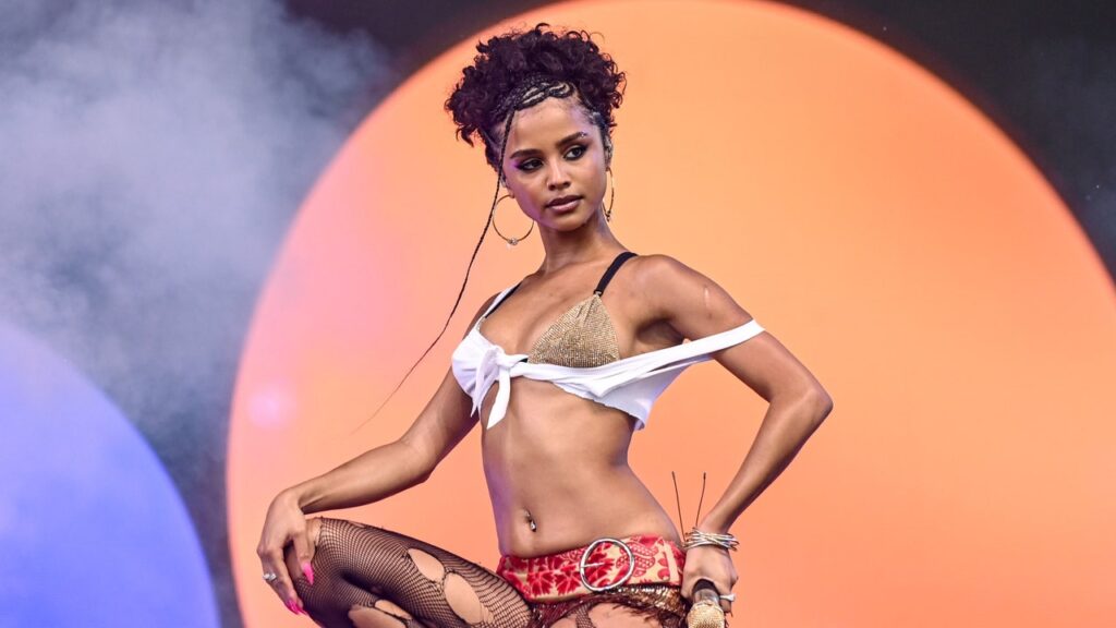 Tyra rocks coachella with vintage y2k vibes