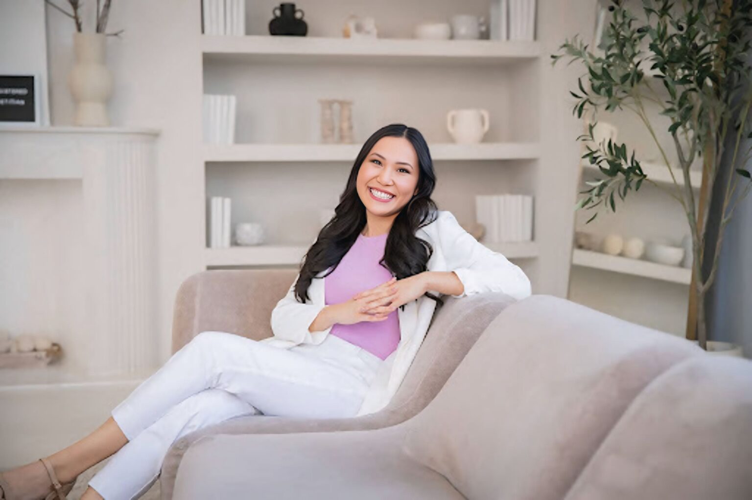 Julie Mai, registered dietitian, promoting July Health's innovative PCOS care and support for ADHD and disordered eating.