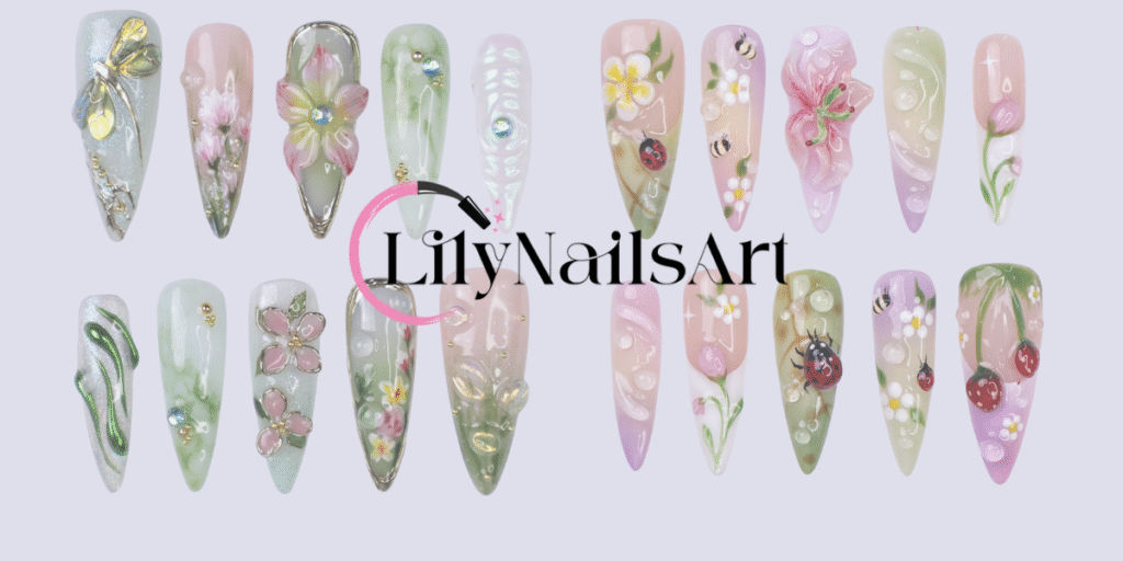 Handcrafted, custom press on nails