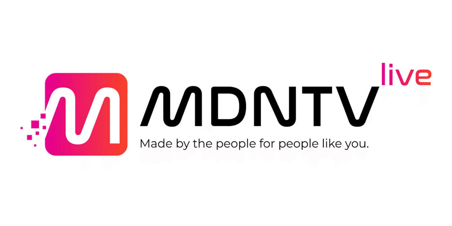 MDNTV Live Logo - Made by the People for People