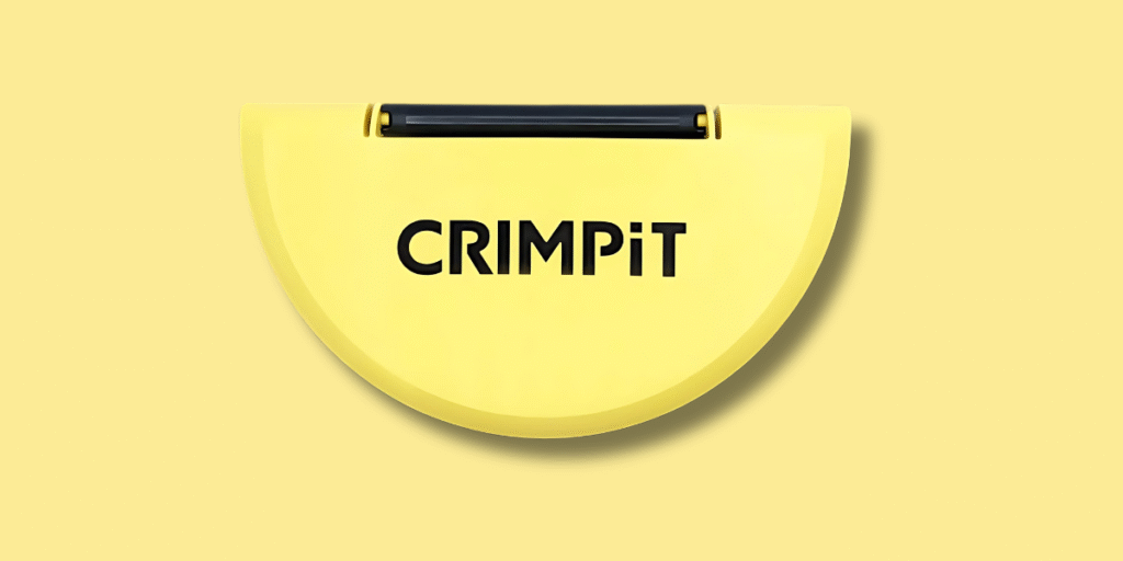 Image ALT Text Generator said: CRIMPiT: The simple, mess-free gadget for sealing and toasting delicious, creative snacks in minutes.