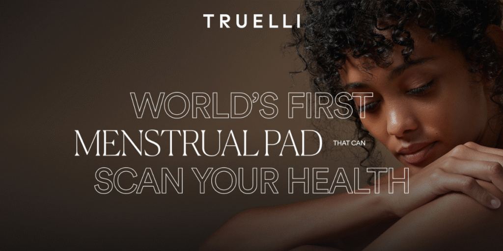 Truelli's smart menstrual pad revolutionizes women's health, offering real-time insights into hormonal, metabolic, and overall health data.