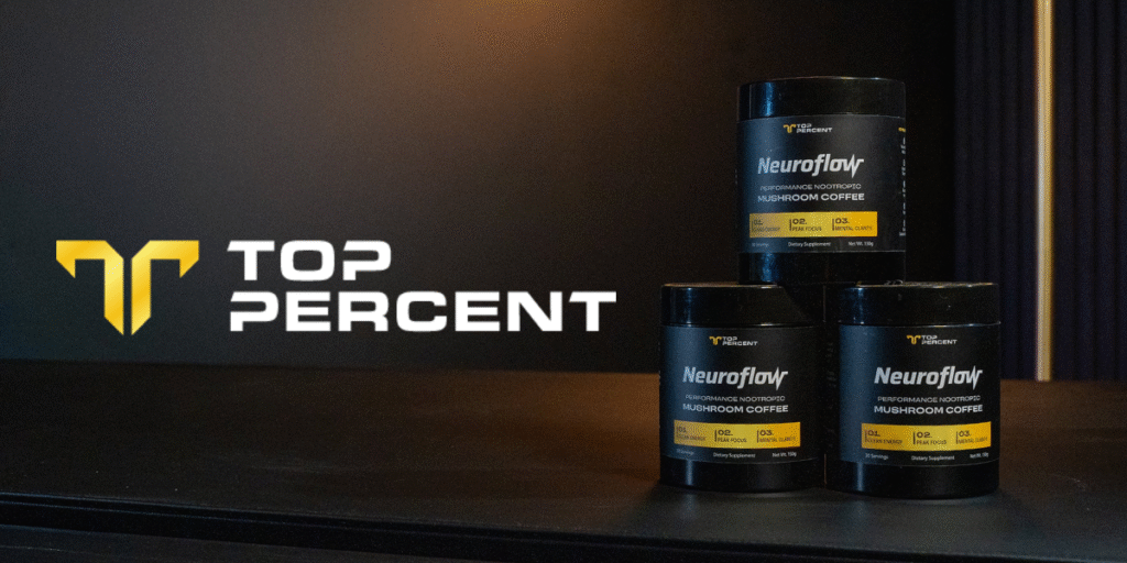 Top Percent NeuroFlow: Clean, sustainable energy and focus for peak performance without the crash.