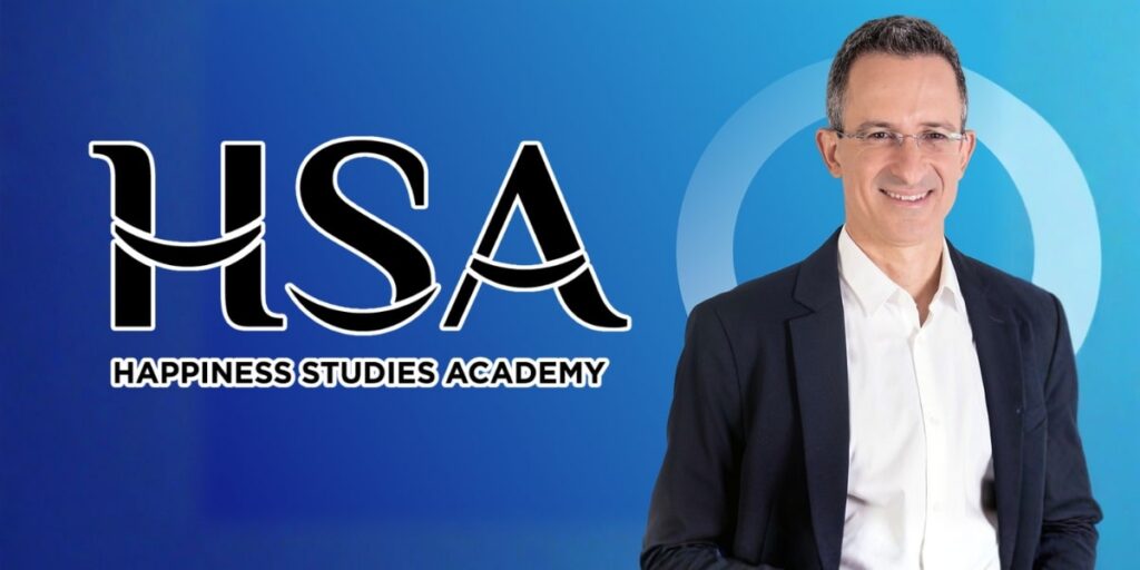 Dr. Tal Ben-Shahar, founder of Happiness Studies Academy (HSA), promoting the SPIRE model for organizational wellbeing.