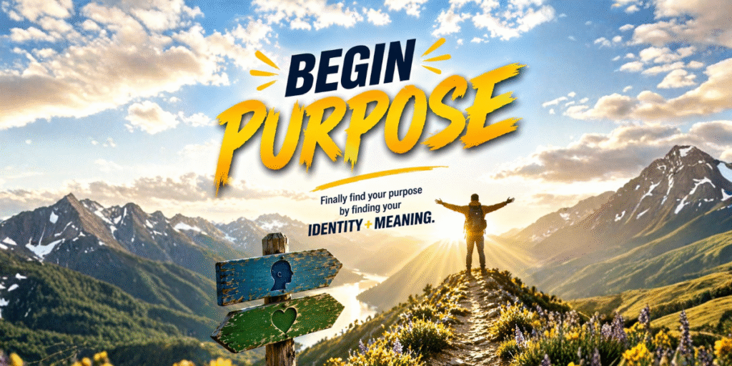 Begin Purpose offers a guided platform and companion book focused on identity, reflection, and intentional personal growth.